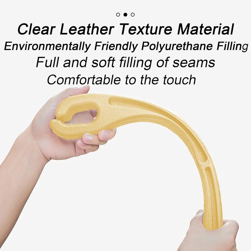 LevChall 2PCS Car Seat Gap Filler，Gap Stopper Fill Gap Between Seat and Console，Built-in Recessed Storage Organizer，Universal for Most Cars Trucks SUVs to Stop Things from Dropping（Beige） - Image 3